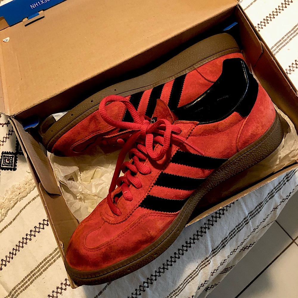 Adidas Originals Spezial Vivid Red & Black Men’s 6 - Picture 2 of 3